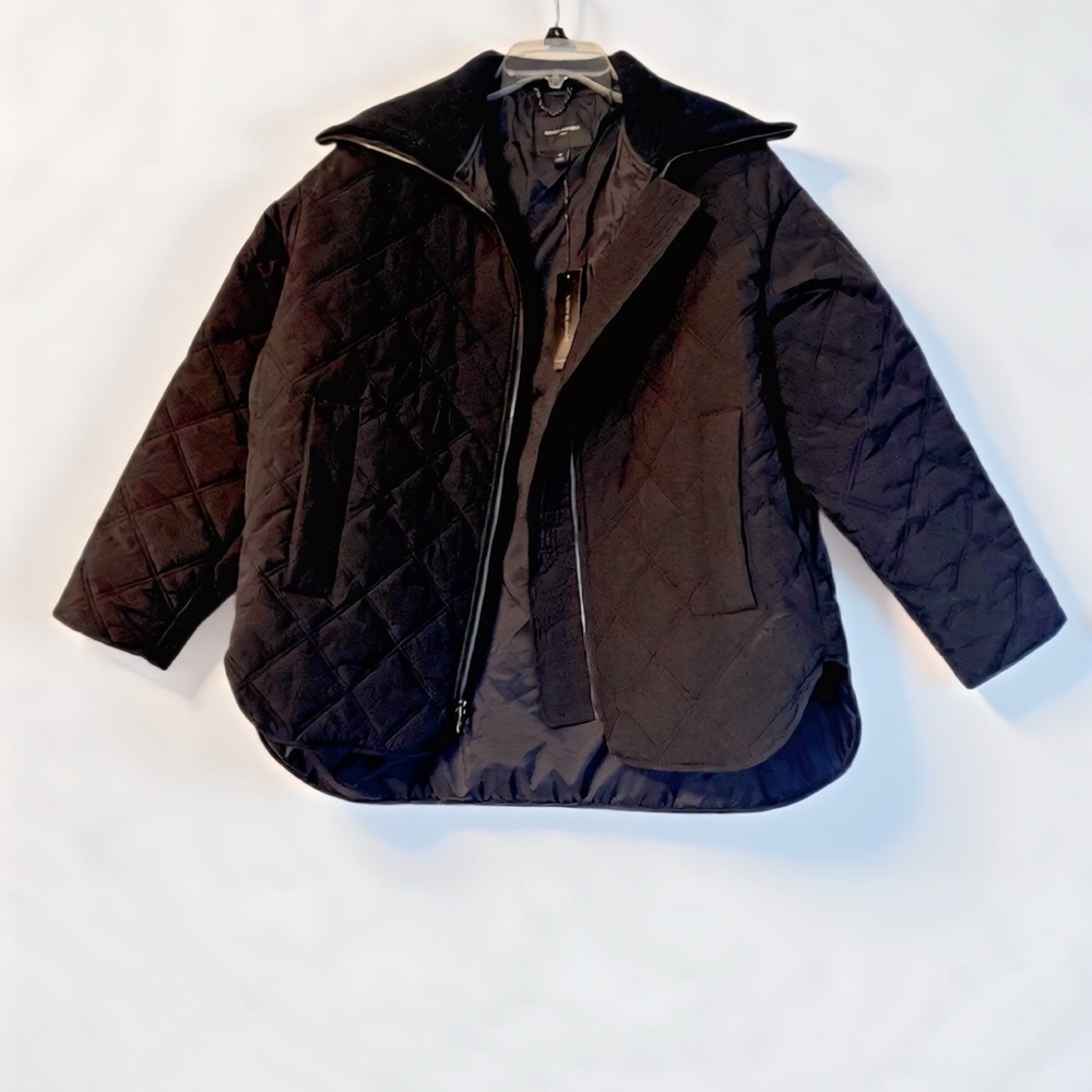 Banana Republic Factory Quilted Jacket – Women’s Small – Black – New With Tags